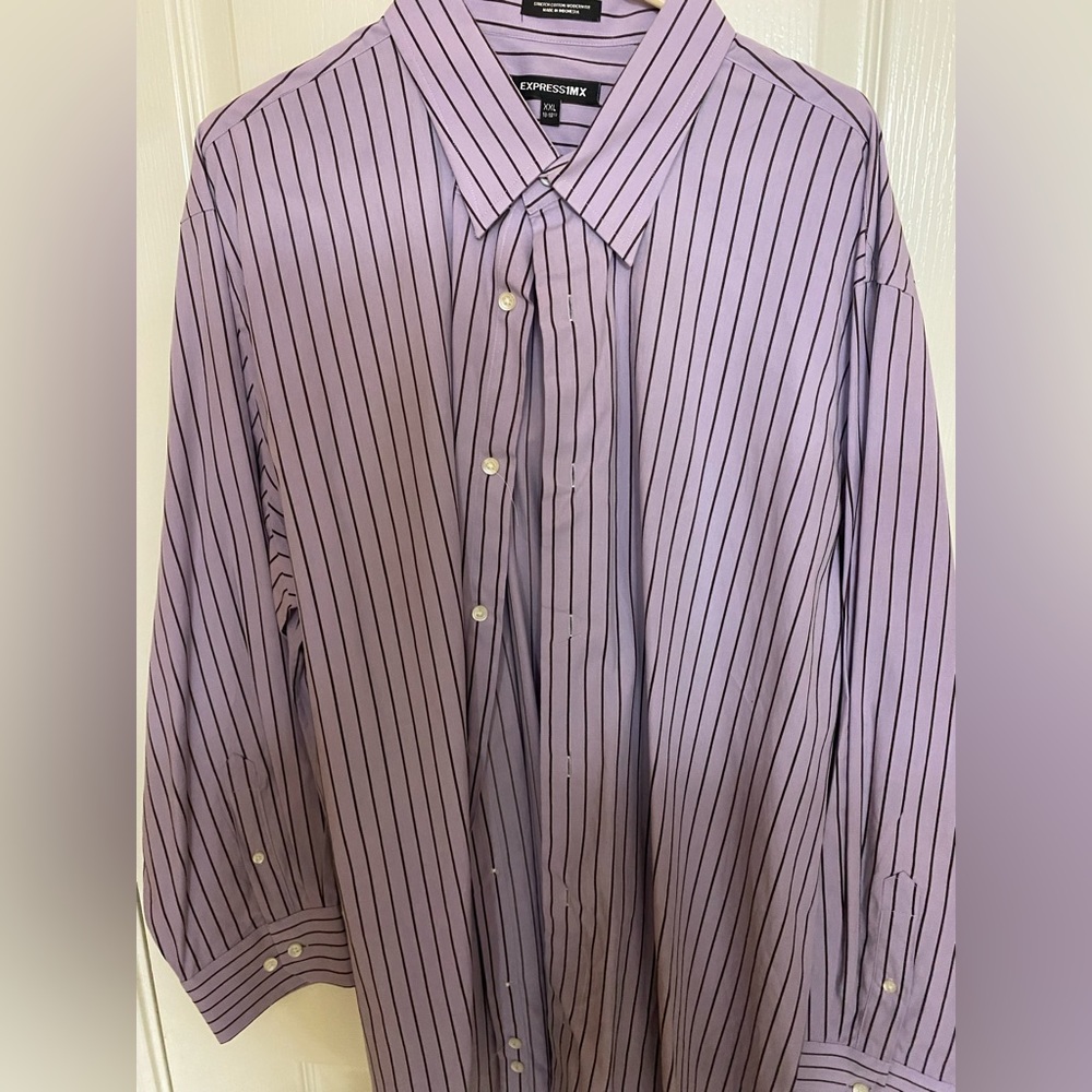 Men’s express MX button up shirt size XXl 18-18.5